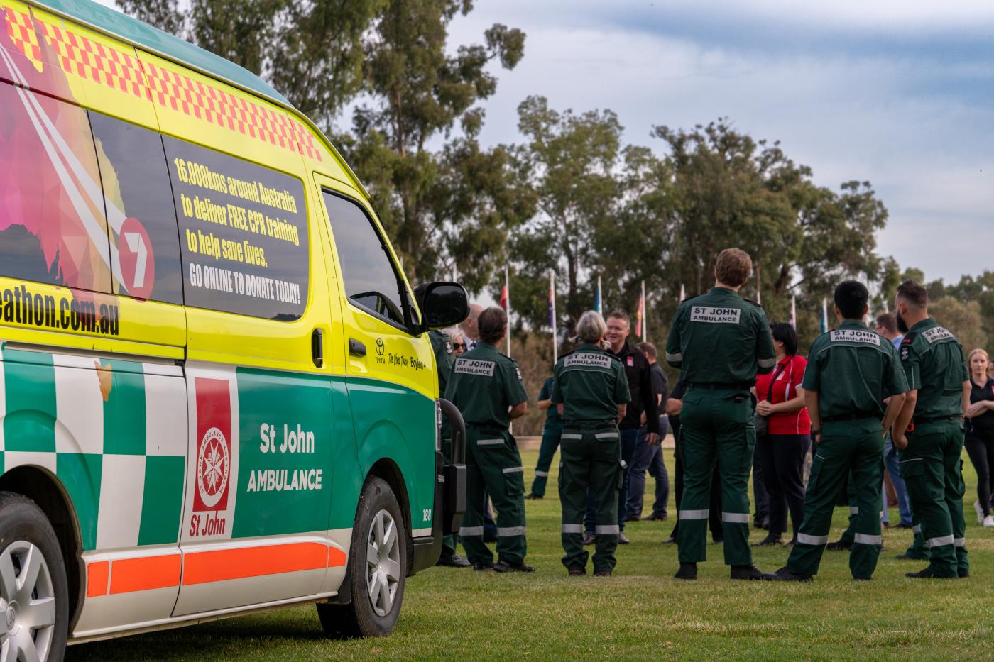 Volunteers for St John Ambulance ACT