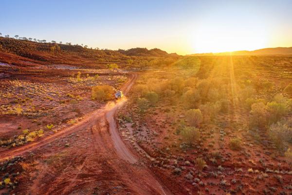 Driving in the Outback