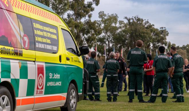 Volunteers for St John Ambulance ACT
